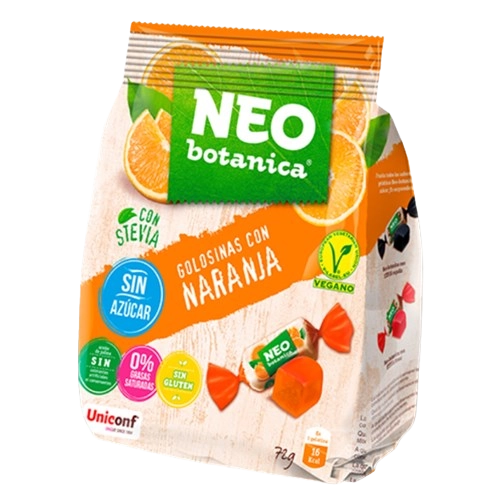 Goma Neobotanica S/acucar Laranja 72g