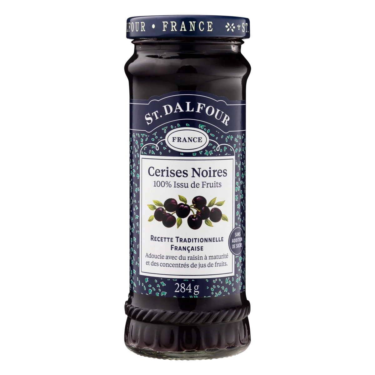 Geleia Francesa de Cerejas Pretas ST.DALFOUR Vidro 284g
