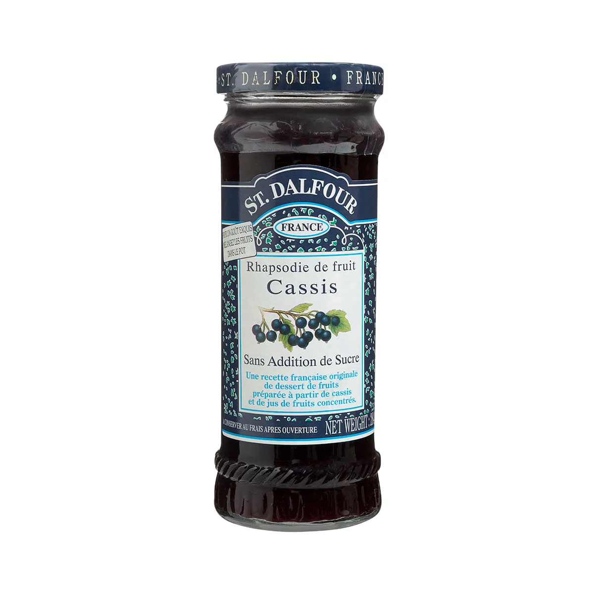 Geleia Francesa de Cassis ST.DALFOUR Vidro 284g