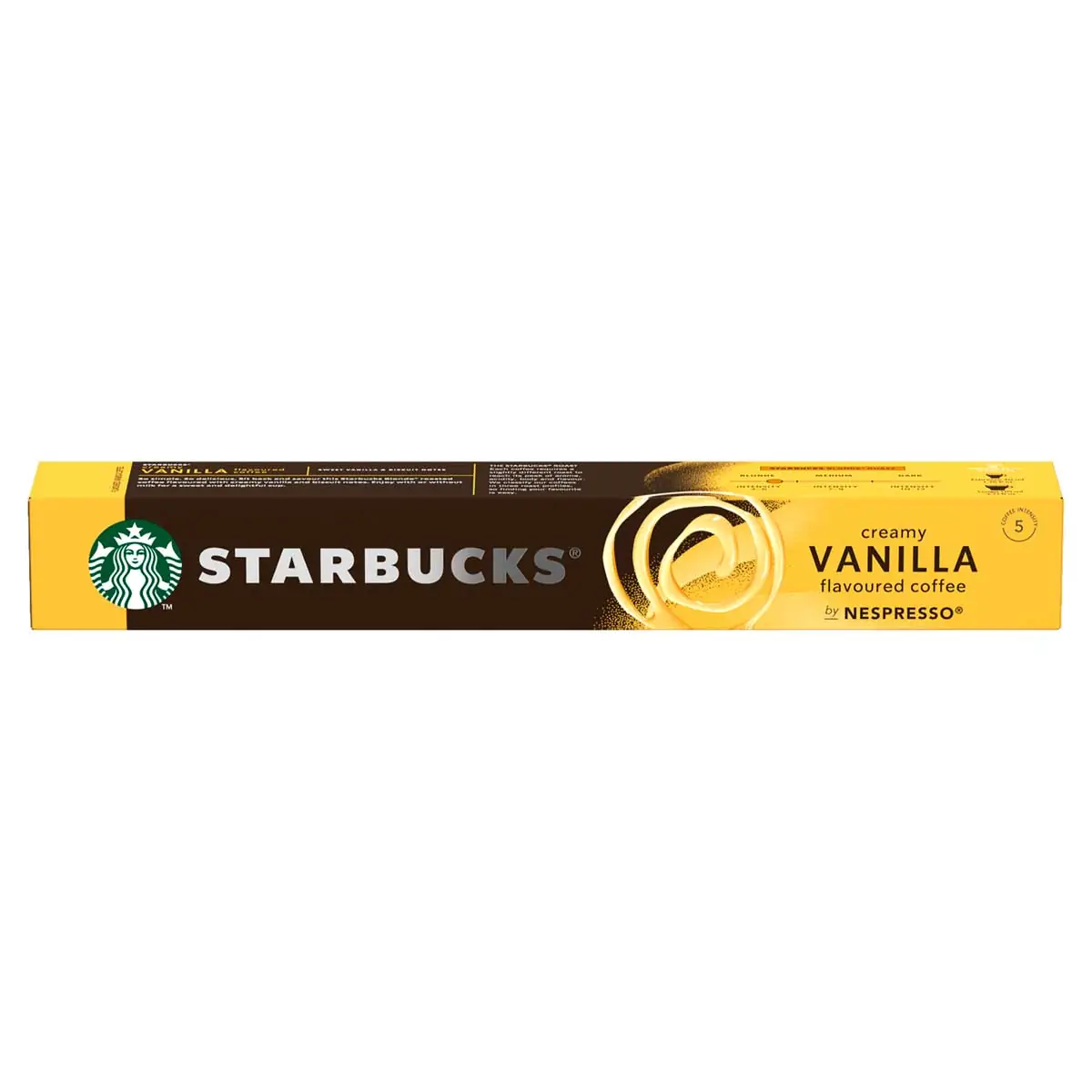 Café em Cápsula Torrado e Moído Baunilha Starbucks 51g 10 Unidades