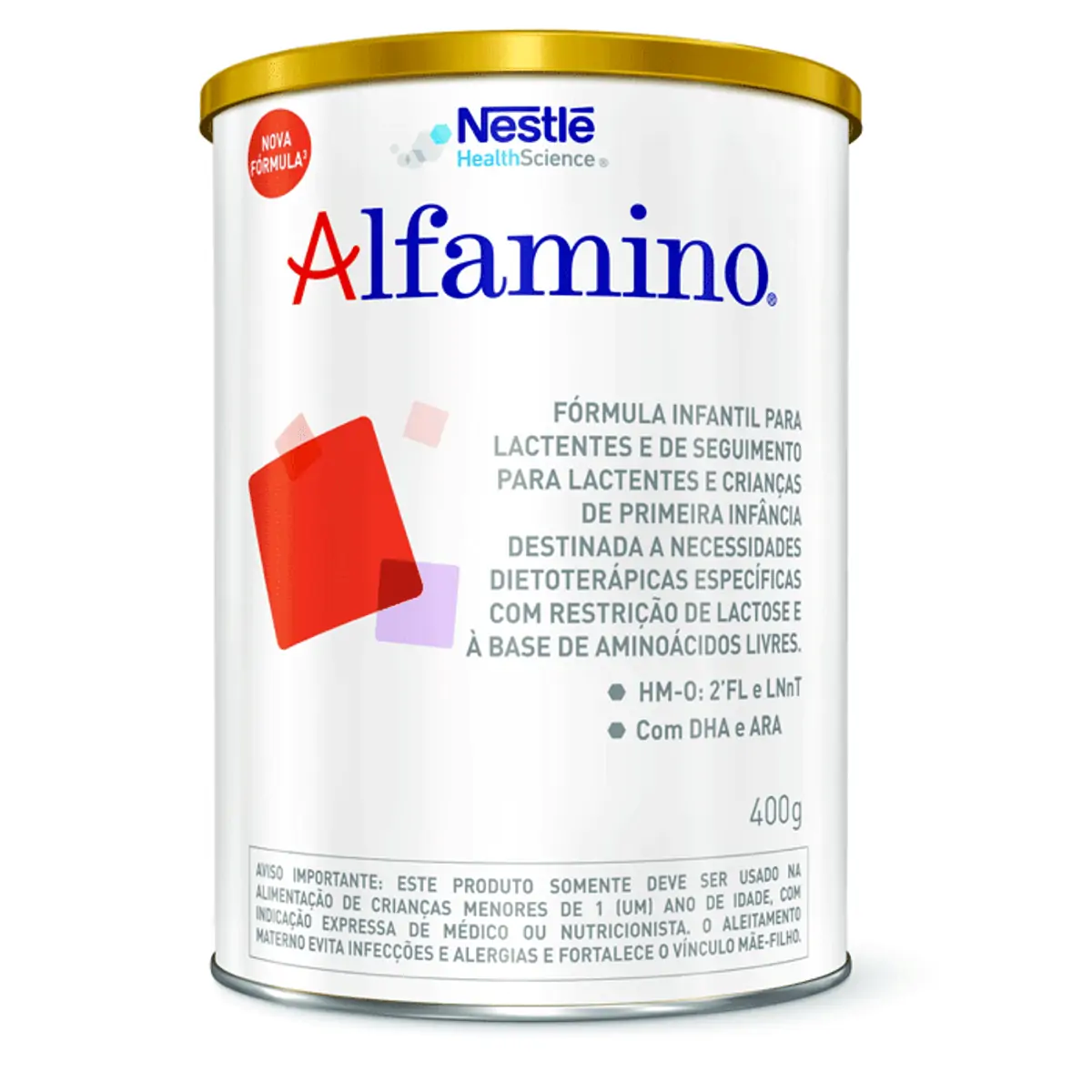 Fórmula Infantil Para Lactentes Alfamino Lata 400g