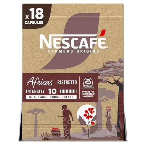 Cápsula De Café Ristretto áfricas Nescafé 79,2g Com 18 Unidades