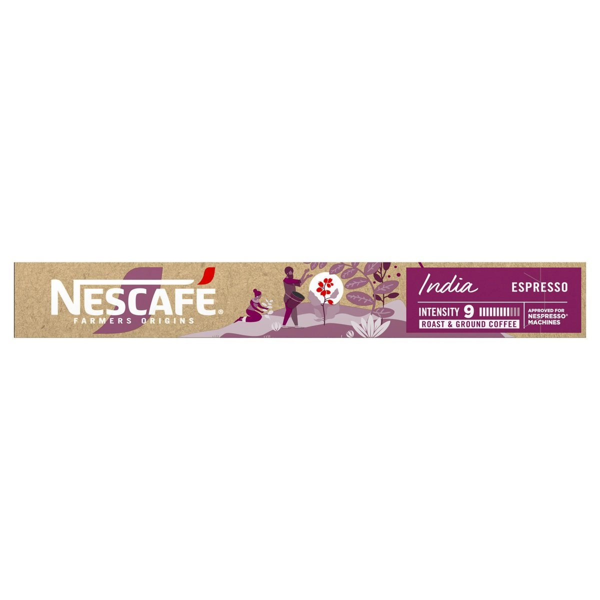 Café em Cápsula Torrado e Moído Espresso Índia Nescafé Farmers Origins Caixa 44g 10 Unidades