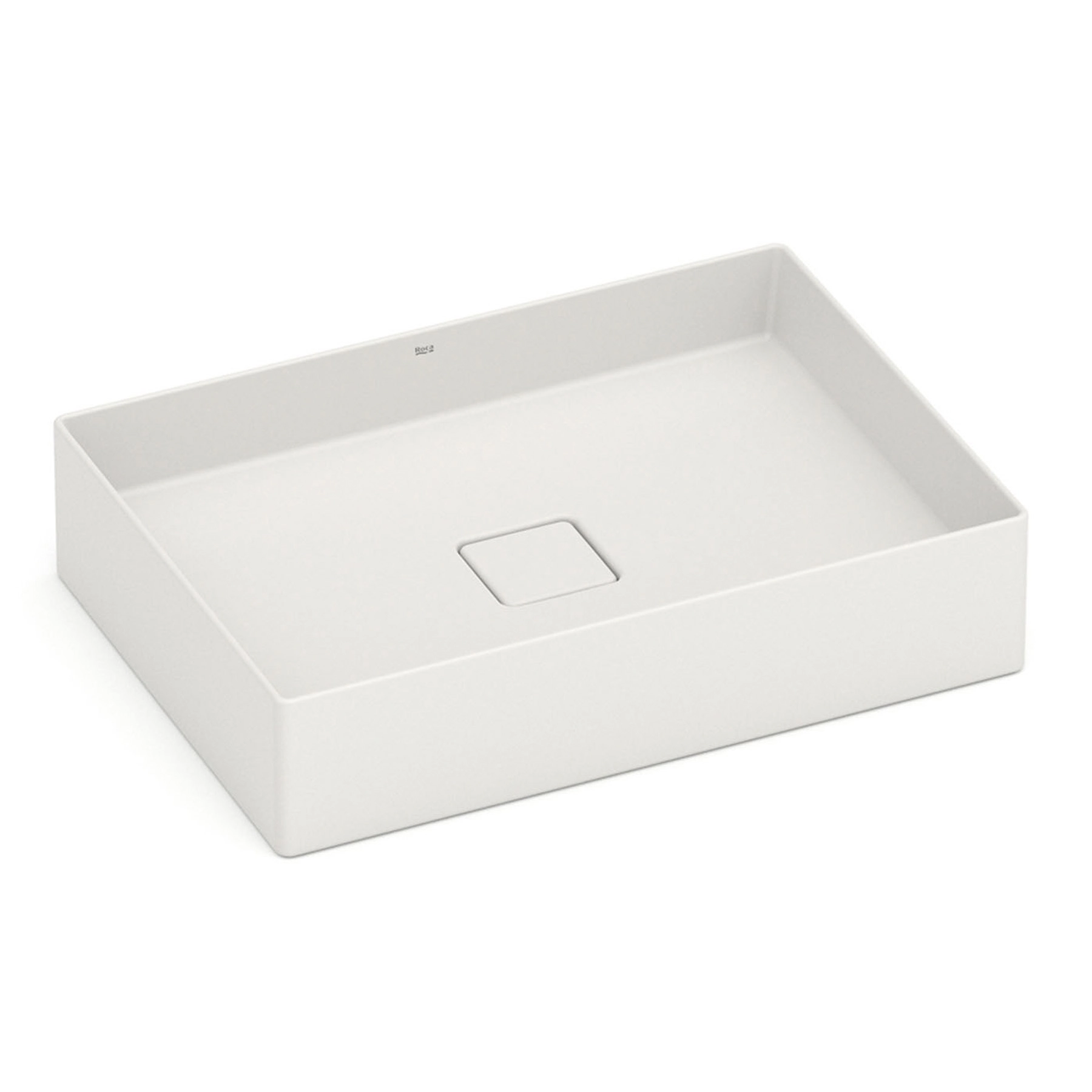 Cuba para Banheiro de Apoio Louça Retangular Beige 51x36cm Terra Roca