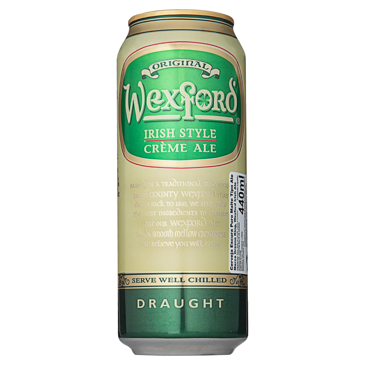 Cerveja irlandesa Greene King Wexford lata 440ml