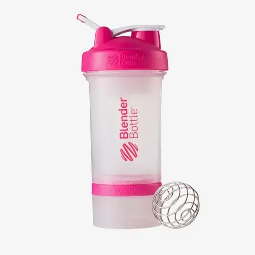 Prostak Classic Rosa/branco Blender Bottle