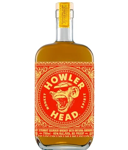Whisky Americano Bourbon Banana Howler Head Monkey Spirit Garrafa 750ml