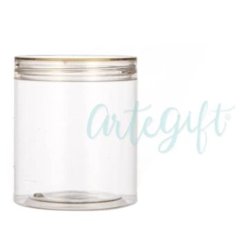 Frasco Pet Cristal 300ml 8,5x8,5cm Arteg