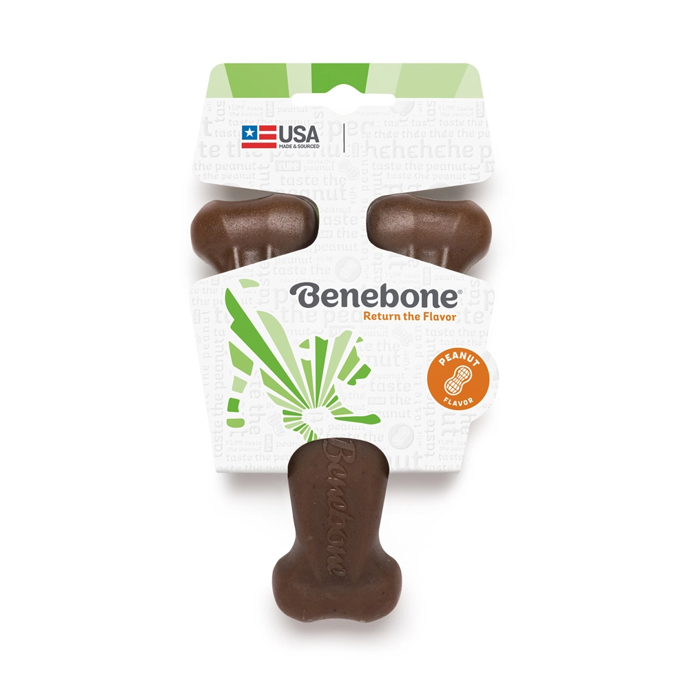 Benebone Peanut Butter Flavored Wishbone Chew Toy