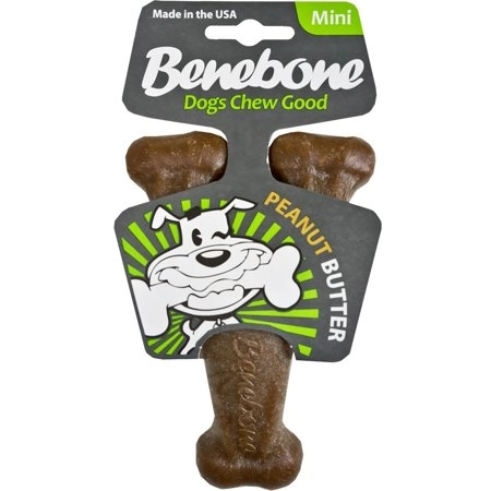 Benebone Mini Peanut Butter Flavored Wishbone Chew Toy