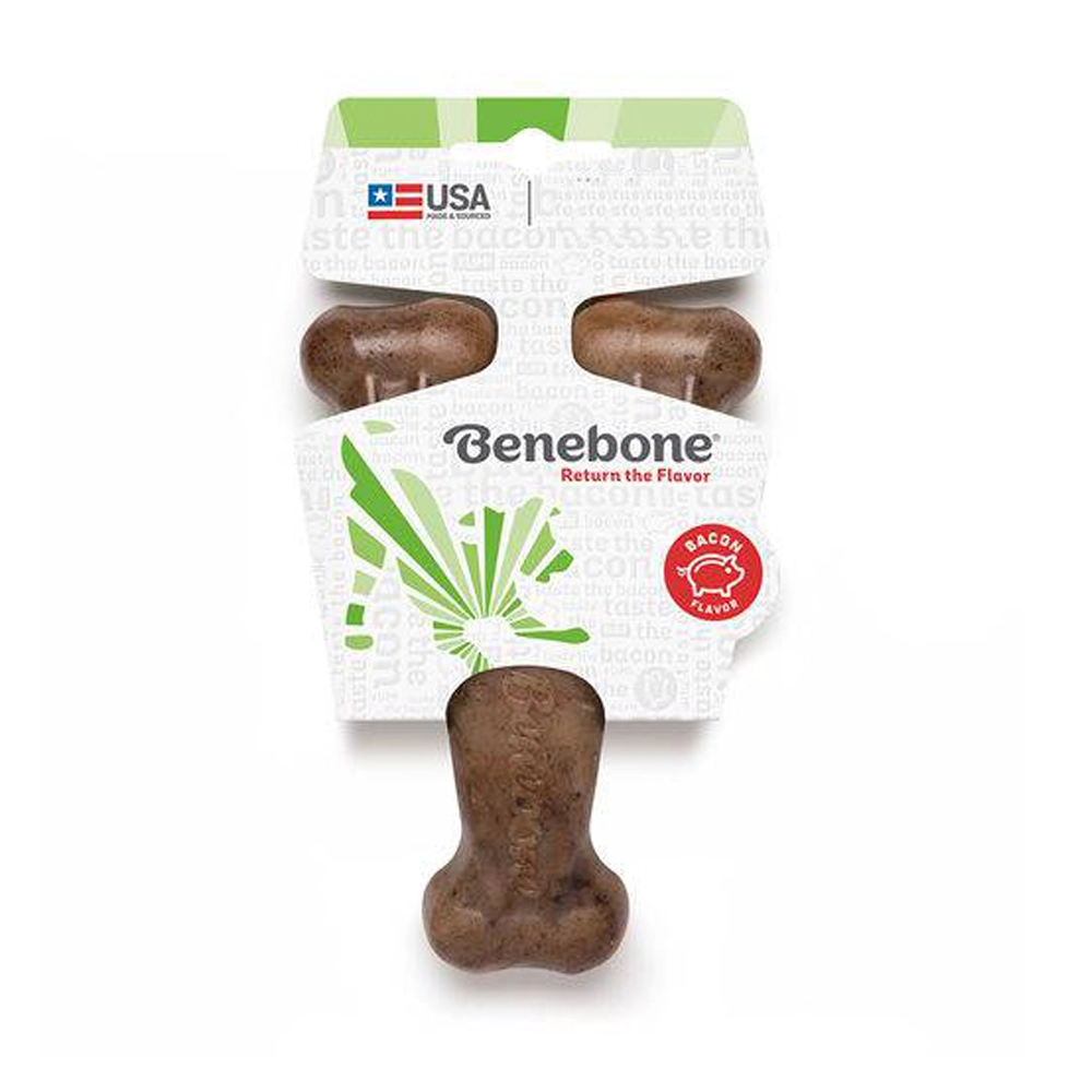 Benebone Jumbo Bacon Flavored Wishbone Chew Toy