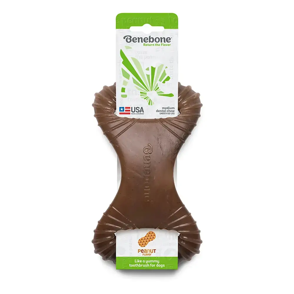 Benebone Peanut Butter Flavored Dental Chew Toy
