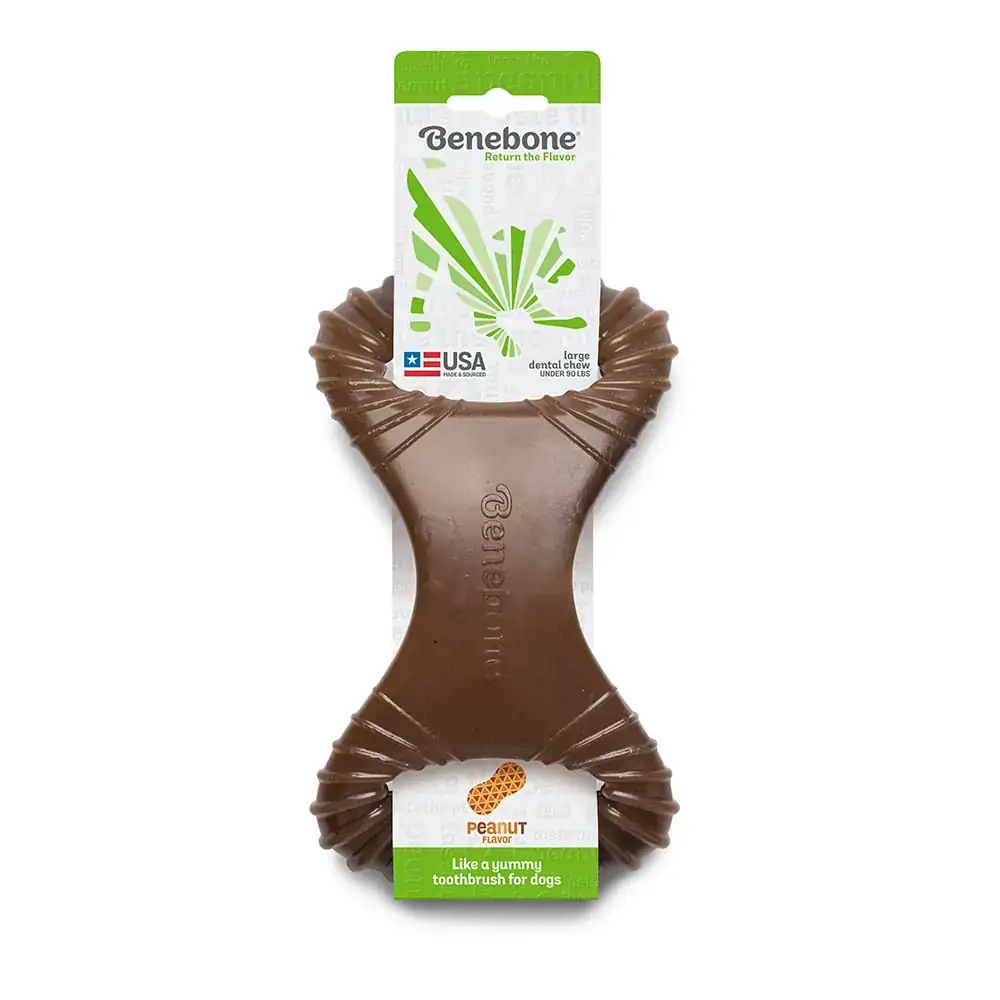 Brinquedo Benebone Dental Chew Pasta De Amendoim Tamanho G