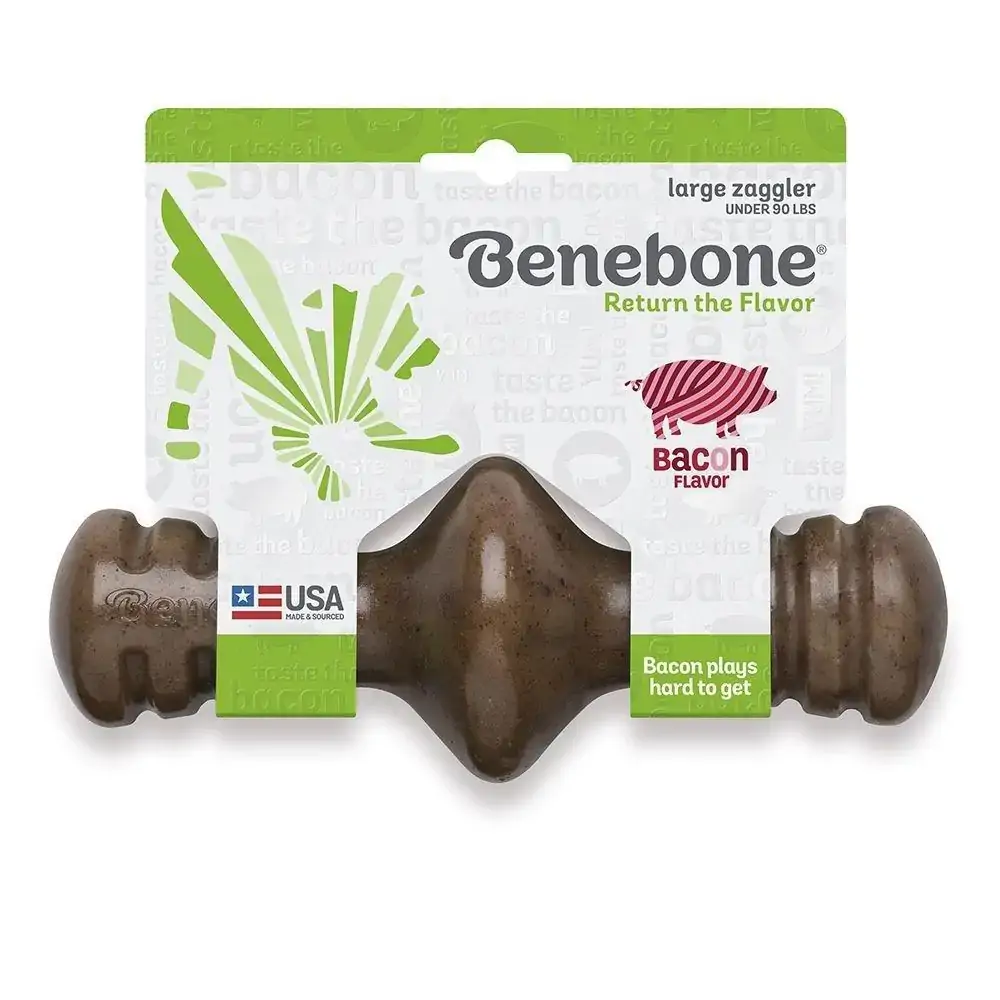 Brinquedo Benebone Zaggler Bacon Tamanho G