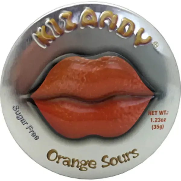 Bala Sour Laranja Kizandy 35g
