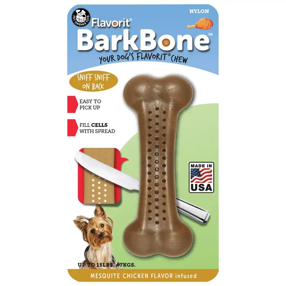 Mordedor Flavorit Barkbone Chicken Pequeno Pet Qwerks