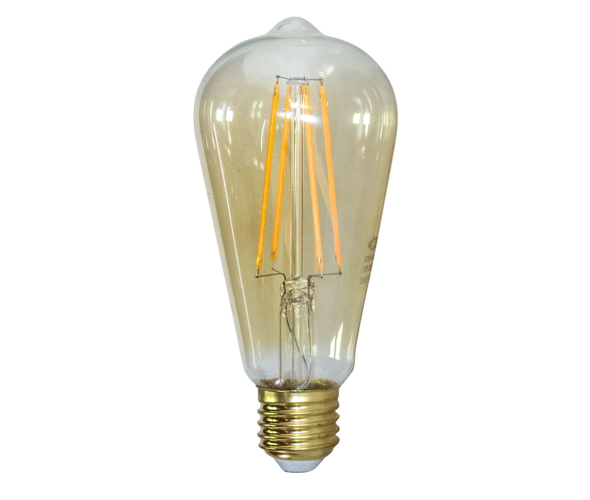 Lâmpada Filamento Led Thomas Edison 4w 2200k Vintage Retro Bivolt St64 St431
