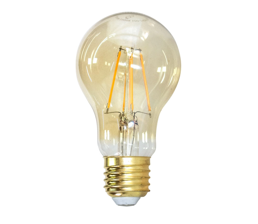 Lâmpada De Filamento Led Bulbo A60 4w 2200k Vintage Retro Bivolt St431