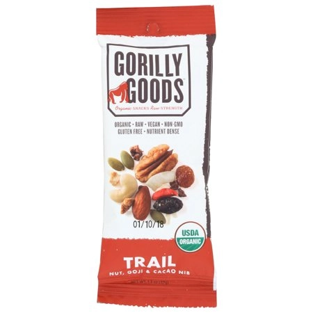 Mix De Nuts E Frutas Gorilly Goods Trail Pacote 37g