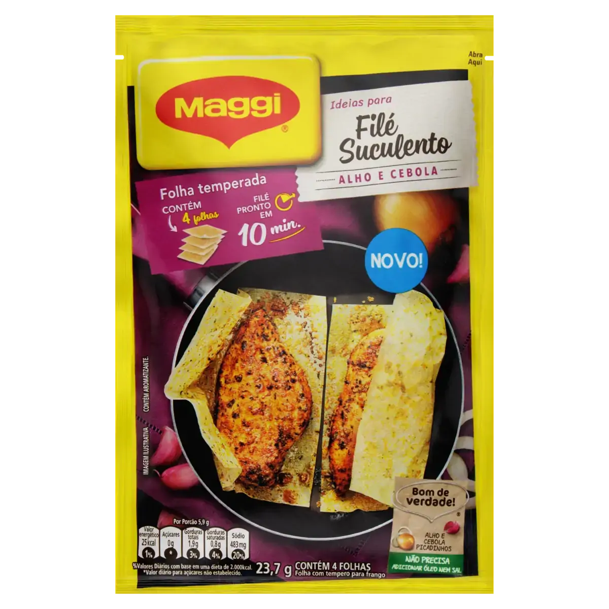 Maggi File Suculento Alho 18x23,7g Br