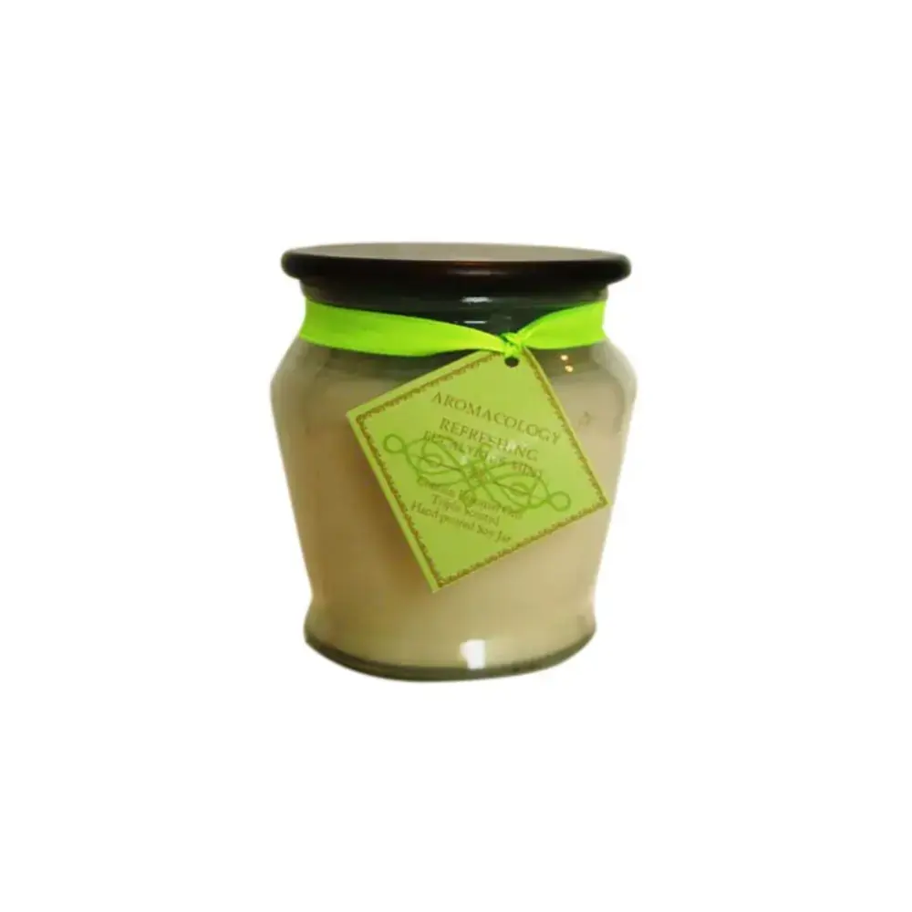 Vela Em Vaso Com Tampa De Madeira Refreshing .