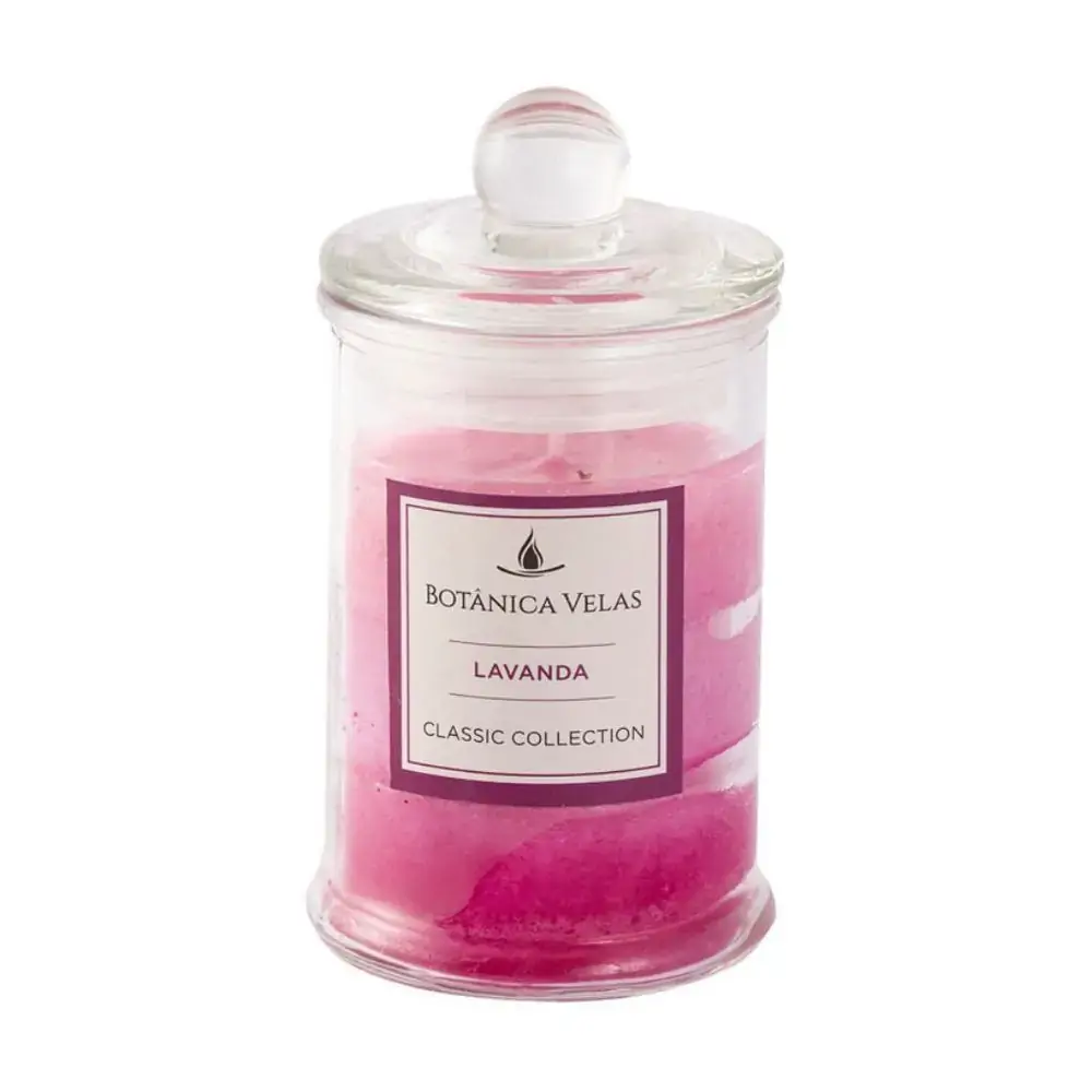 Vela Pote Vidro P Lavanda 1205
