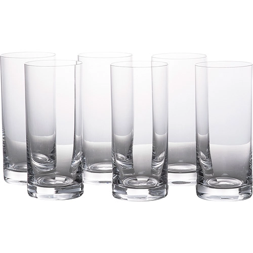 Conjunto Com 6 Copos De Cristal Para água Barline Bohemia