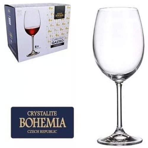 Jogo de Taças para Água Bohemia Gastro 580 ml - 6 peças