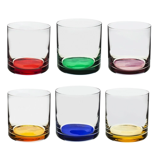 Jg C/6 Copos Bohemia 410ml Barware Colorido