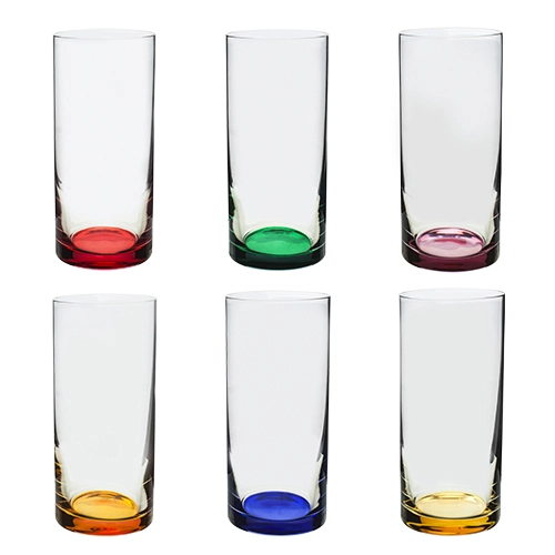 Jg C/6 Copos Bohemia 470ml Barware Colorido