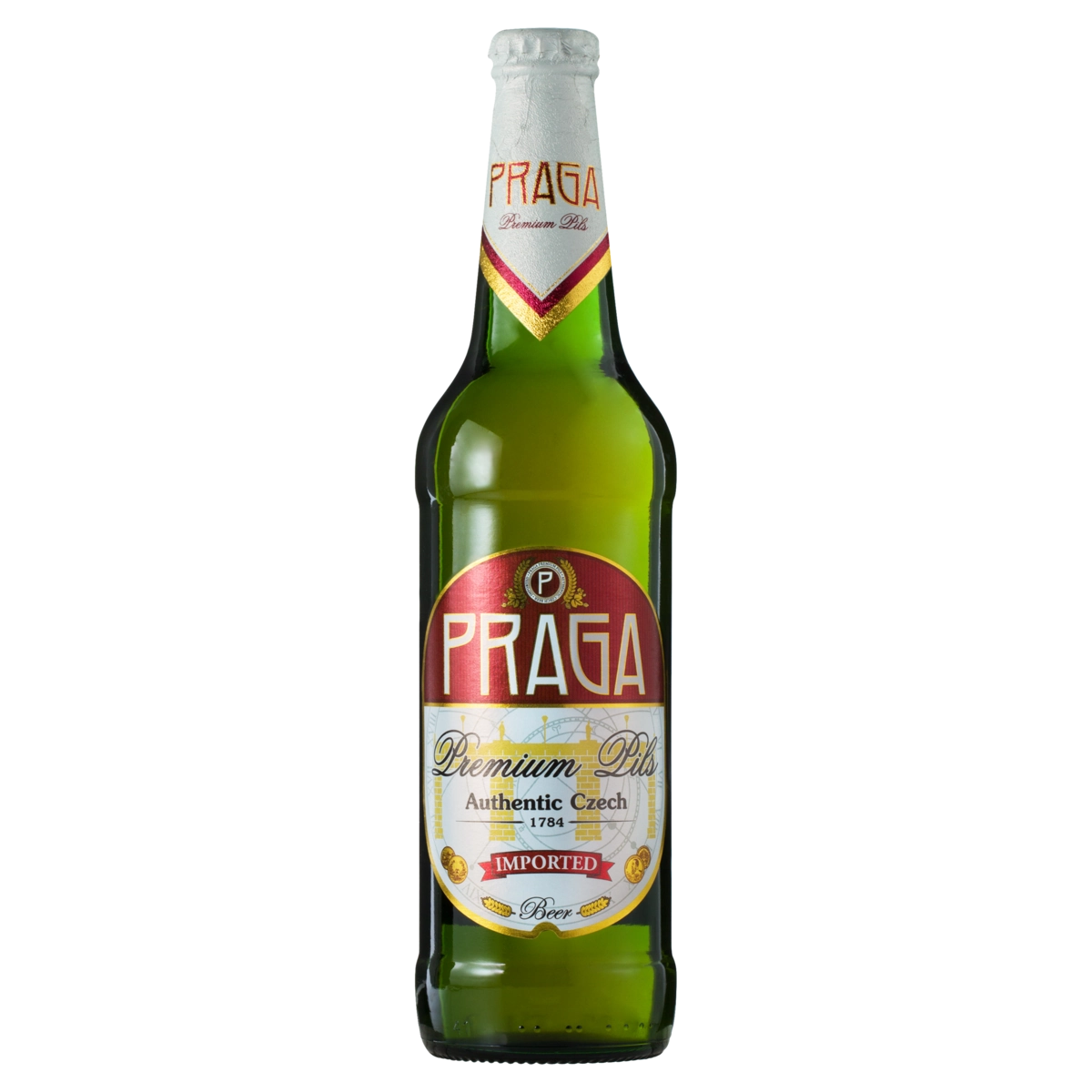 Cerveja Pilsen Premium Praga Pils Garrafa 500ml
