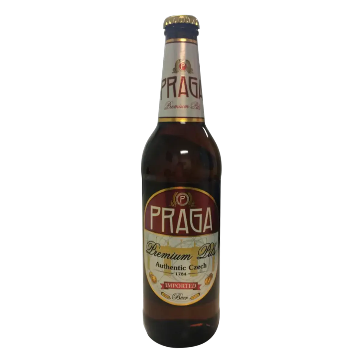 Cerveja Pils Premium Praga Garrafa 500ml