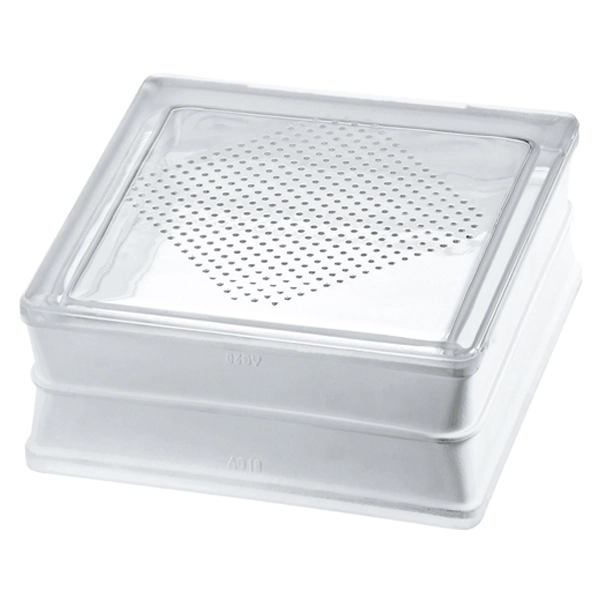 Bloco de Vidro Antiderrapante Ondulado para Piso Incolor 19x19x8cm Seves Glass Block