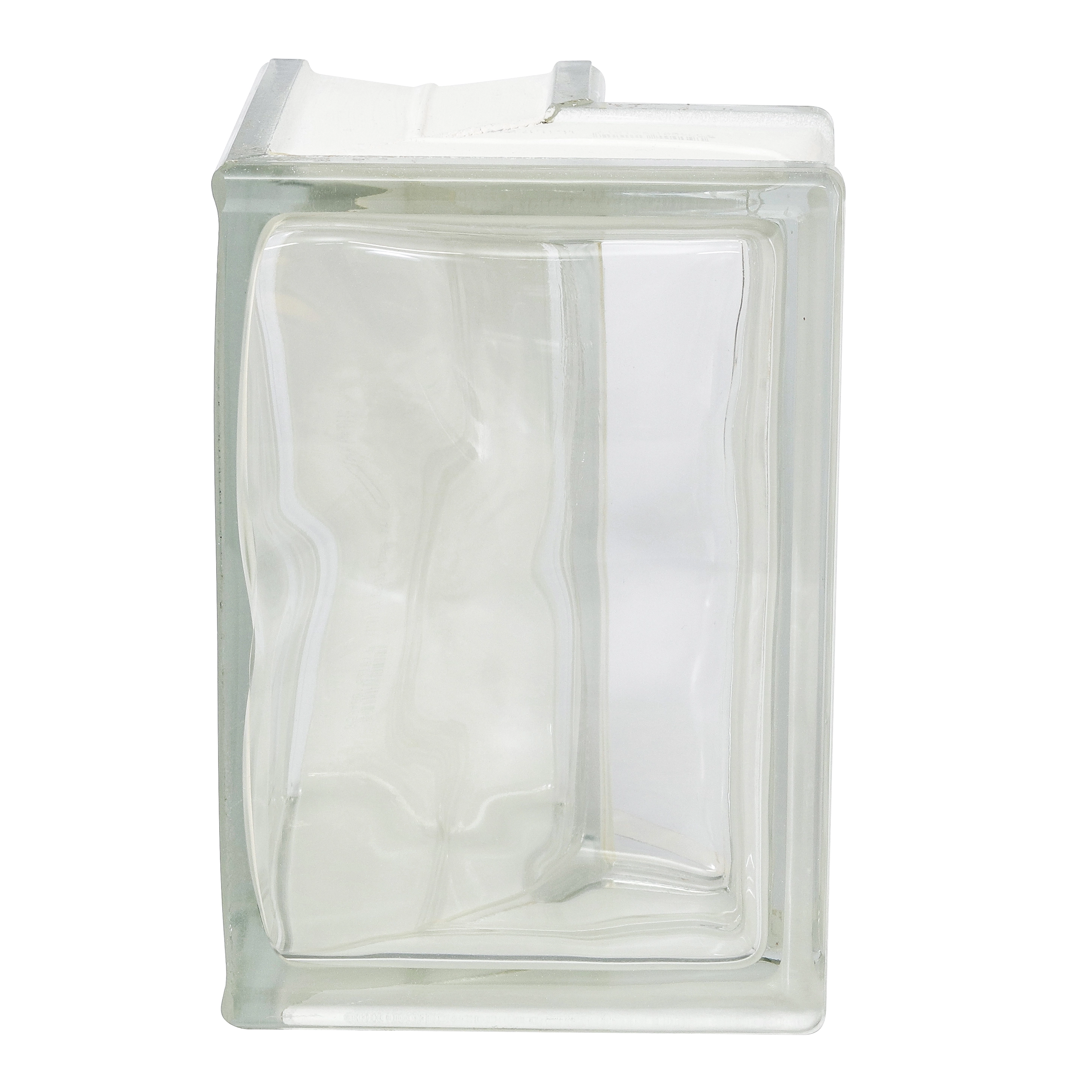 Bloco de Vidro Canto 90° Incolor 19x19x8cm Seves Glass Block