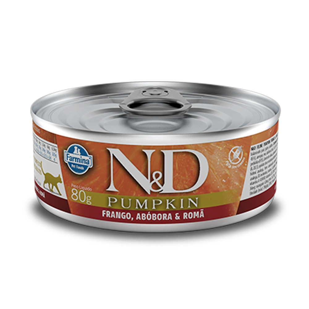 Nd Feline Pumpkin Frango 80g