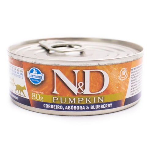 Nd Feline Pumpkin Cordeiro 80g