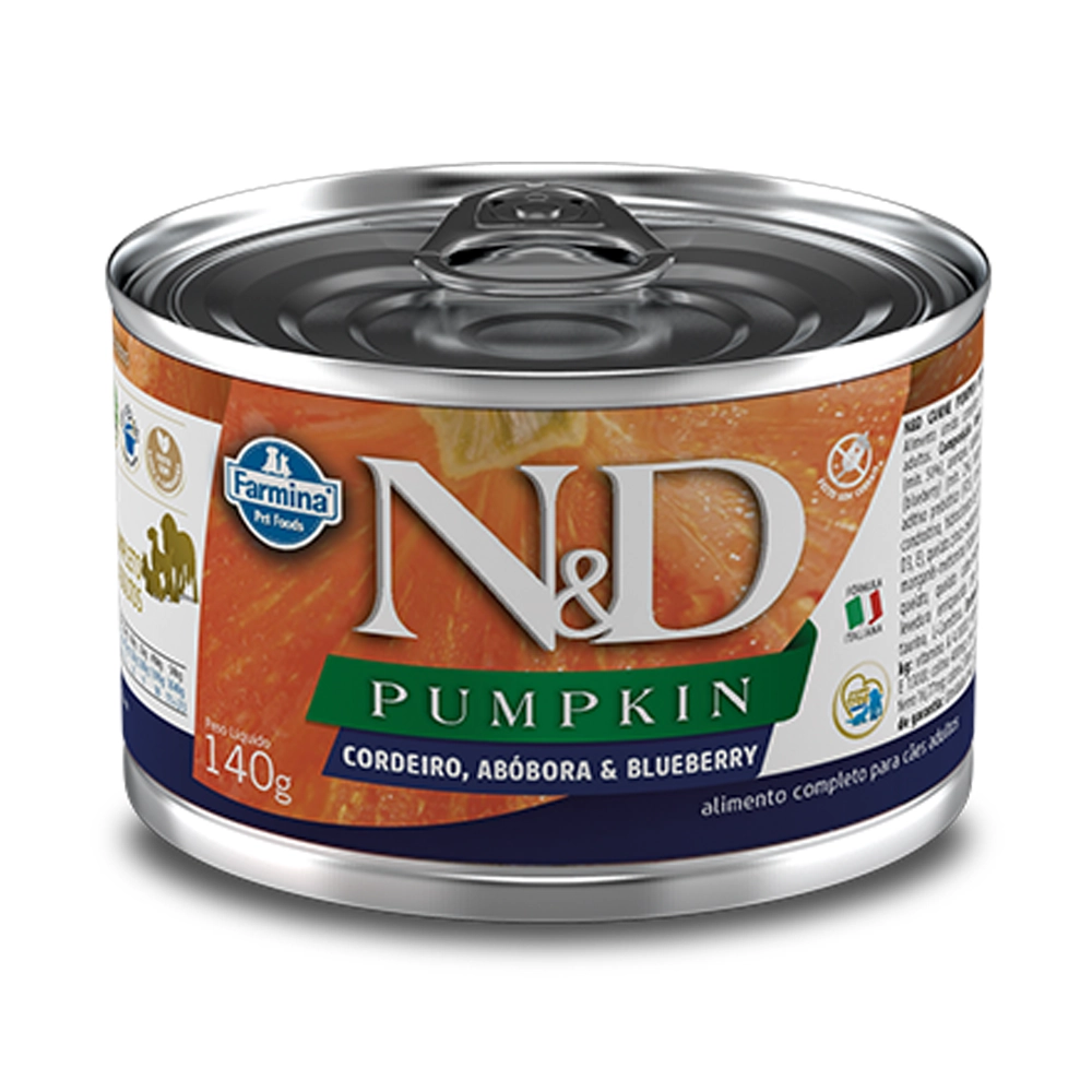 Al.caes Lt Nd Pumpkin 140gr Ad.cordeiro