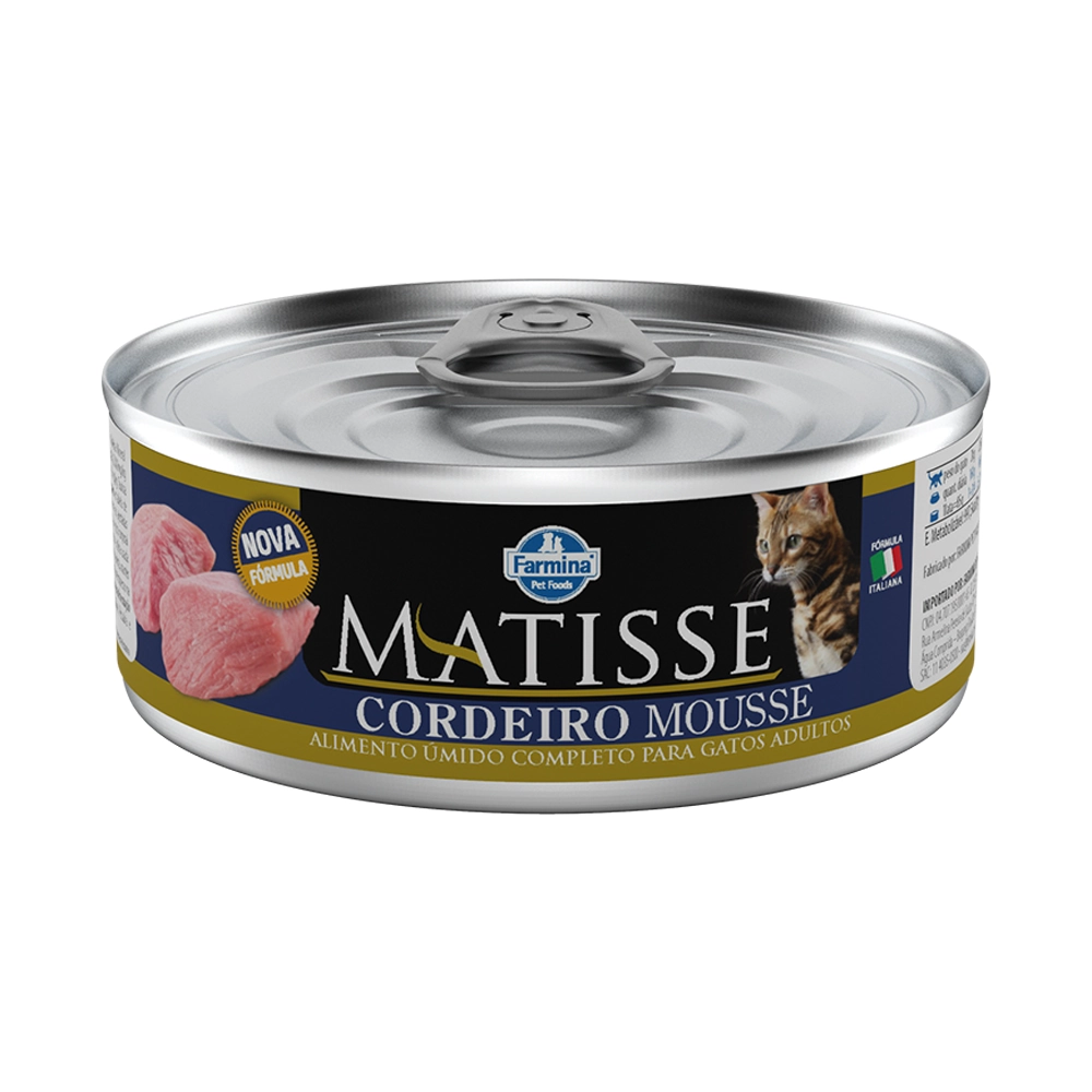 Ração Úmida Matisse Mousse Gatos Adultos Cordeiro