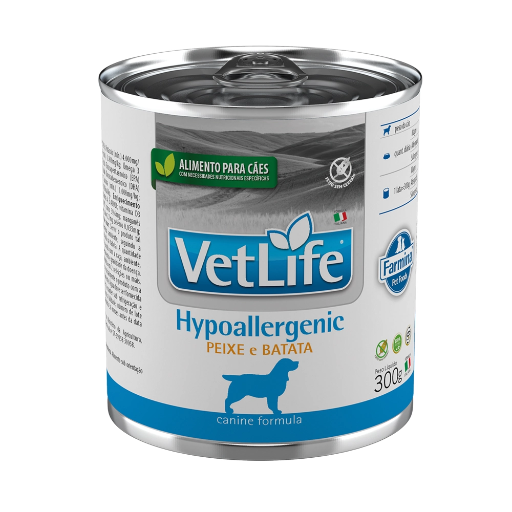 Ração úmida Para Cães Farmina Vet Life Hypoallergenic 300 G