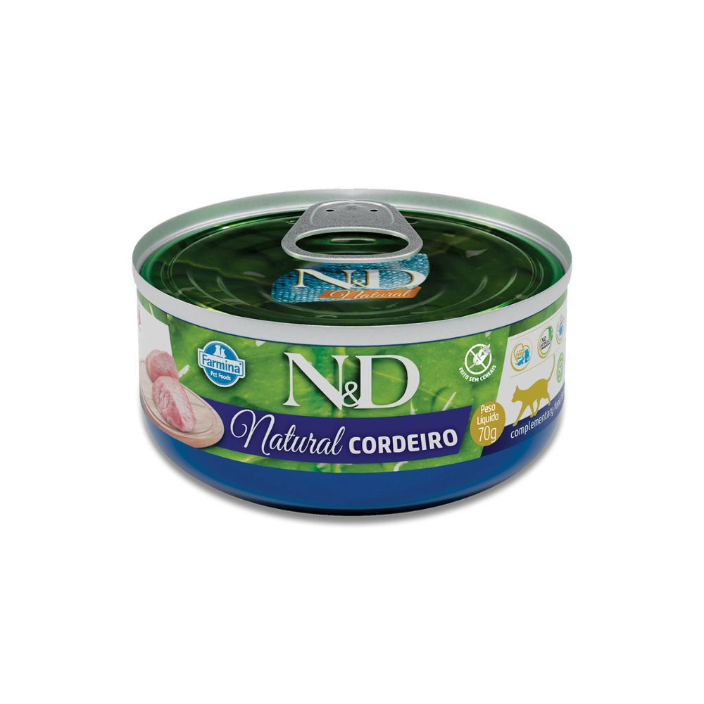 Nd Feline Wet Natural Cordeiro 0,07g