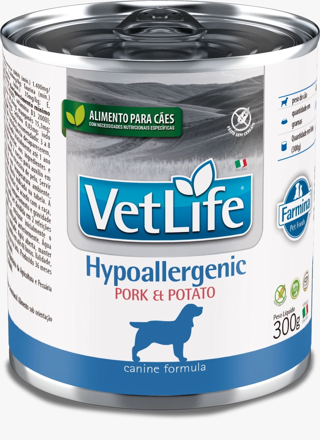 Vet Life Canine Wet 300g Hypo Pork Potato