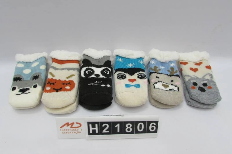 Meia Peluciada Infantil 0 A 2 Anos H21806 Marciana