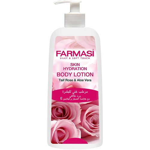 Loção Hidratante Para O Corpo Farmasi Rose Aloe Vera