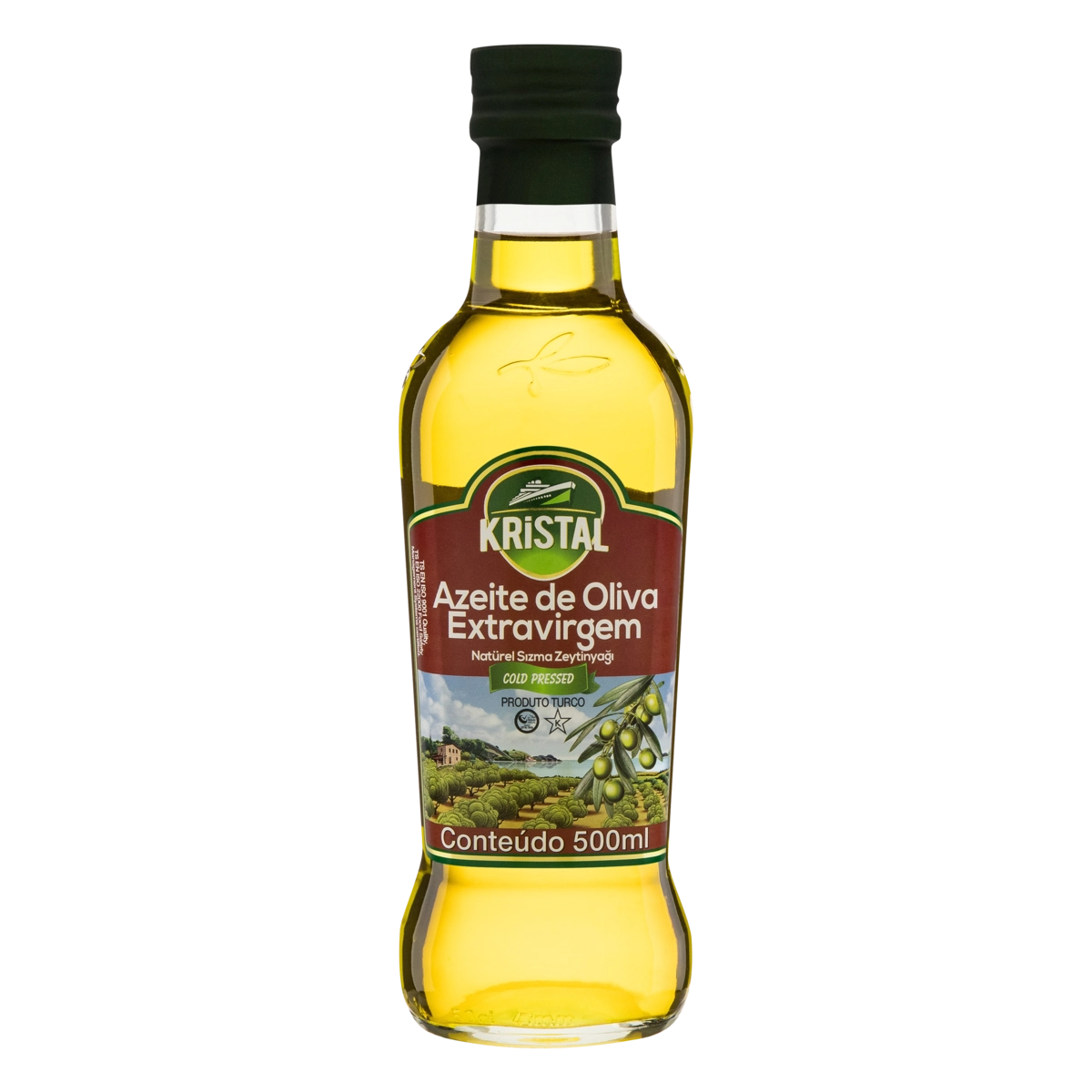 Azeite de Oliva Extra Virgem Turca Kristal Vidro 500ml