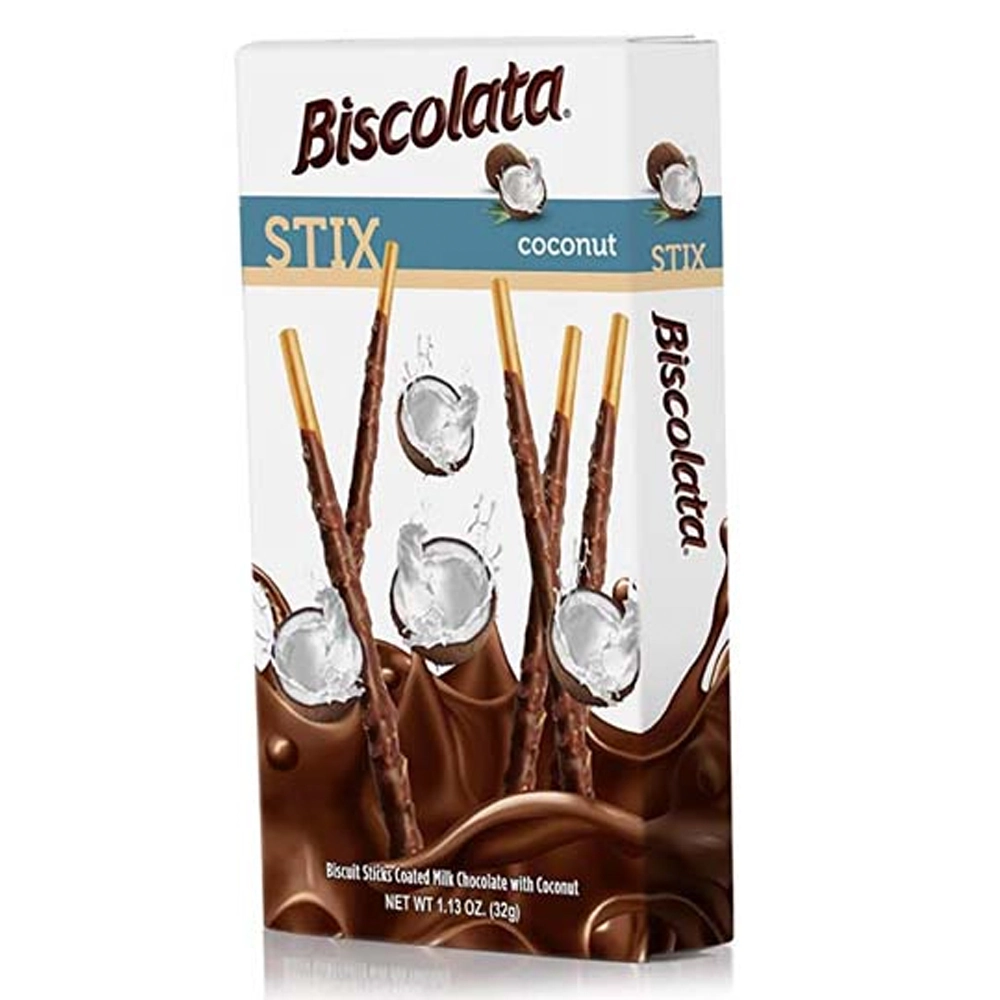 Biscoito Palito Coco Biscolata Caixa 32g