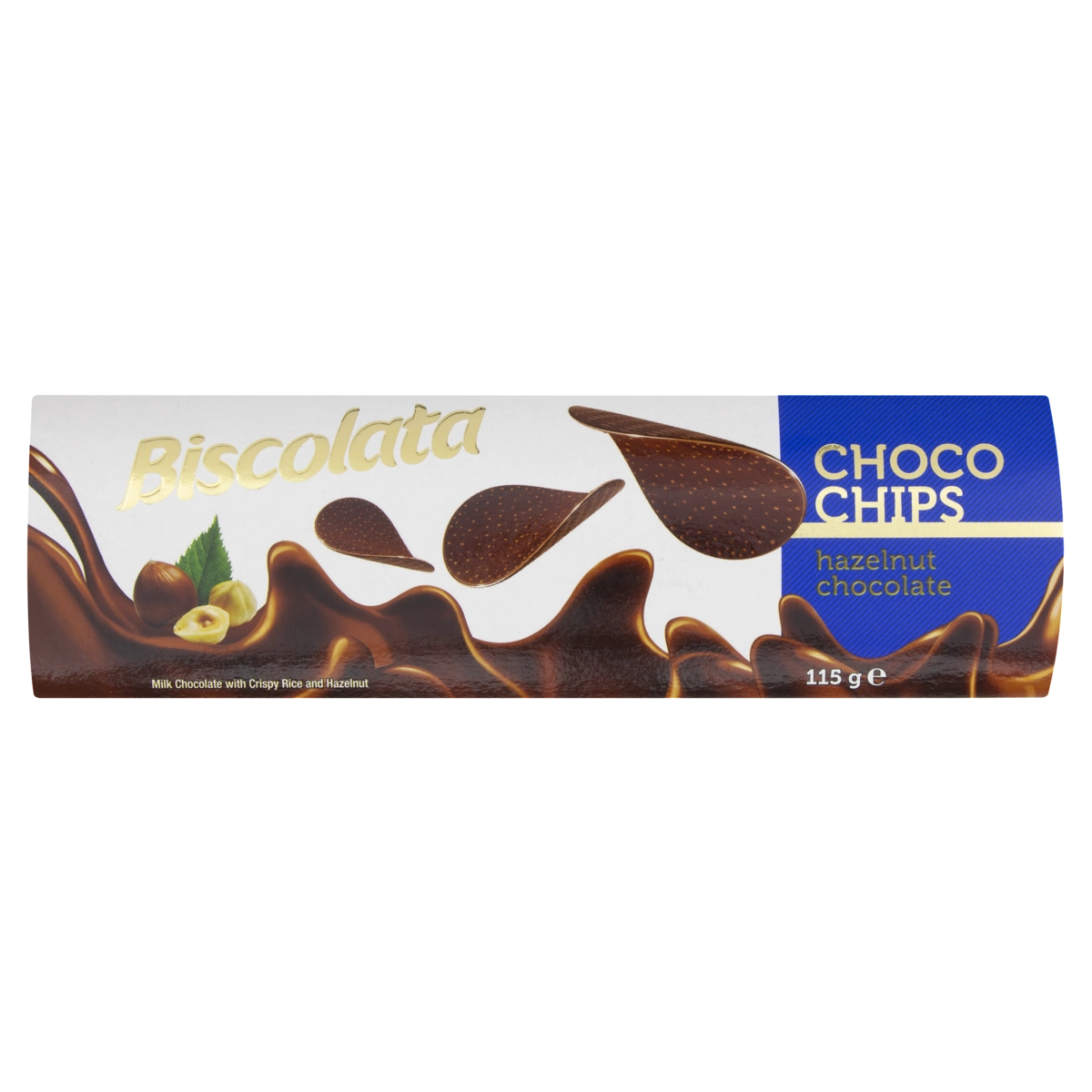 Chocochips Ao Leite Com Avelã Biscolata Caixa 115g