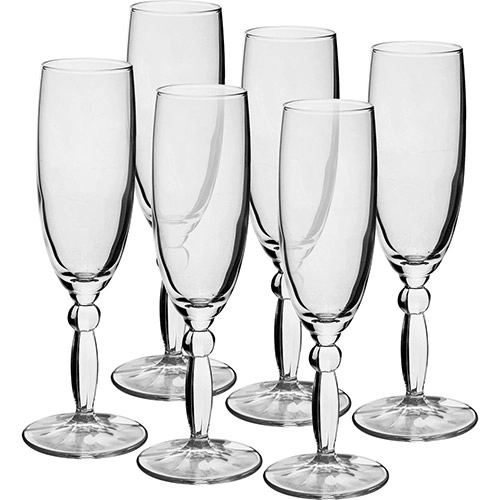 Jogo De 6 Taças Pasabahce Para Champagne