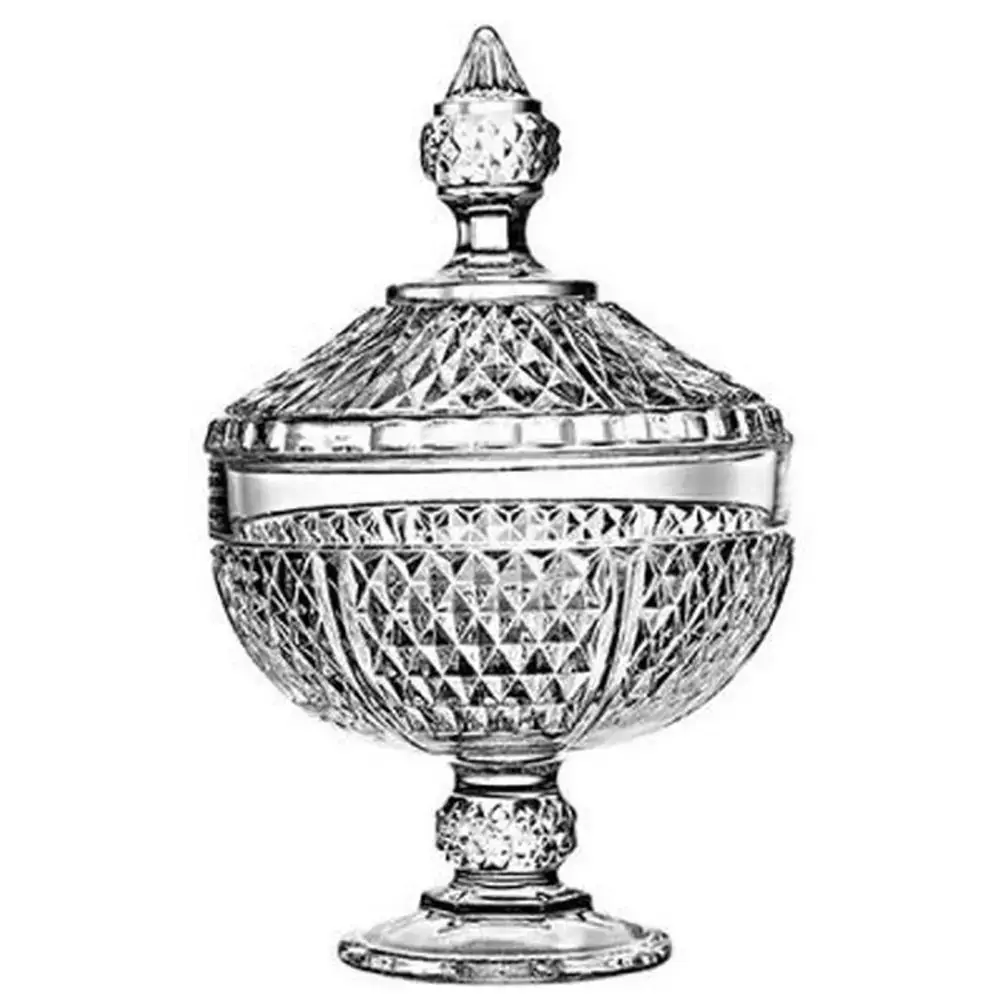 Bomboniere Pasabahce 24,5cm Vidro Diamond