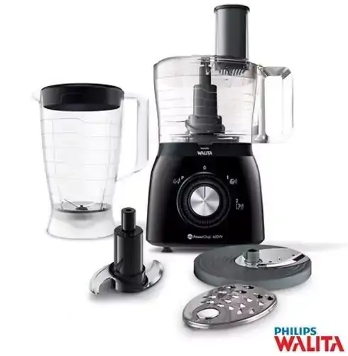 Processador Philips Walita Viva 600W Preto - 110V - PRETO