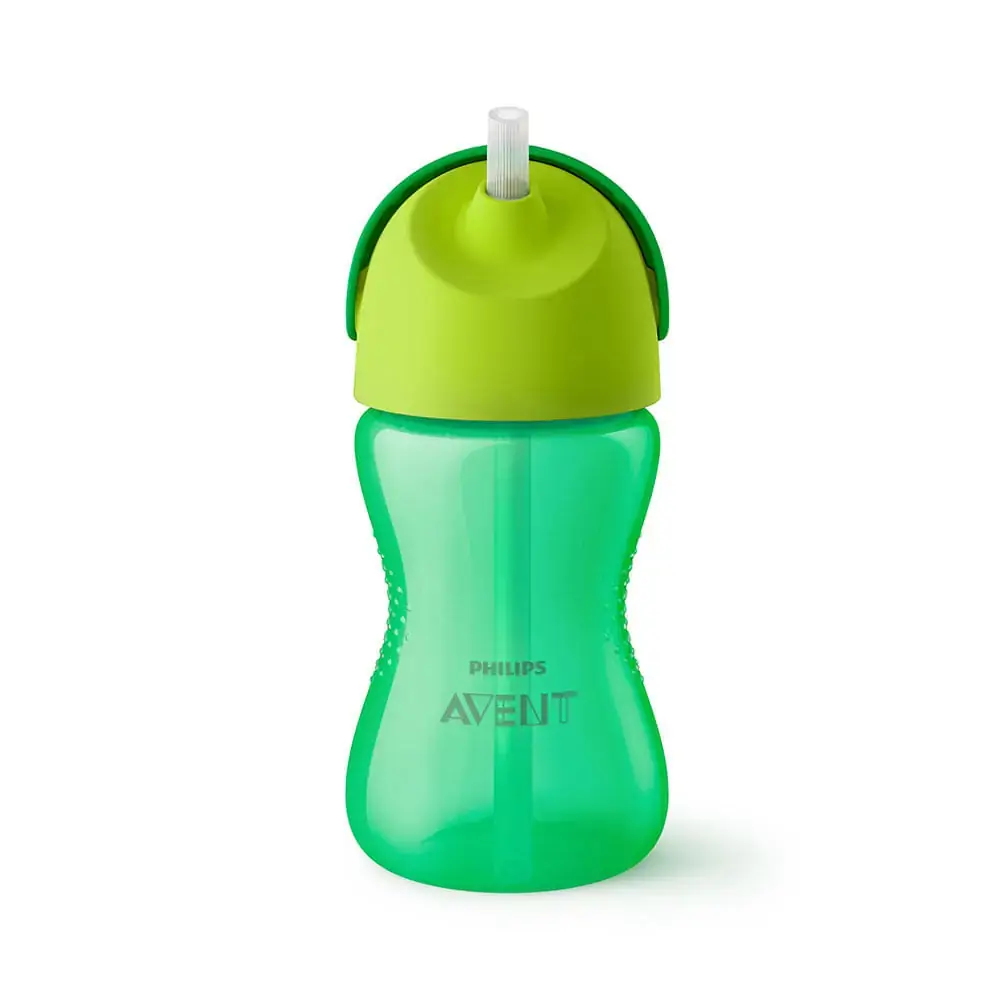 Copo com Canudo - Dinossauro Verde - 300 Ml - Philips Avent